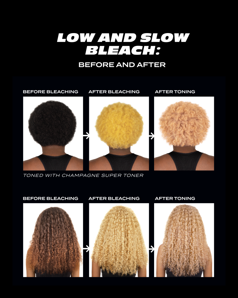 Warm Blonde Base Set with Low Slow Bleach Bleach London